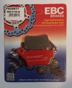 EBC Carbon TT REAR Disc Brake Pads (1 Set) Fits KTM SX 360 (1996 to 1997) - Picture 1 of 8