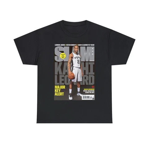 Kawhi Leonard Los Angeles Clippers Slam Cover Tee Shirt NBA Cover