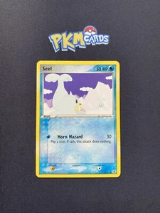 Juego de cartas coleccionables Pokémon Seel EX rojo fuego y verde hoja 78/112 LP regular. - Imagen 1 de 3