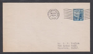 US Sc 734 FDC. 1933 5c Kosciuszko, Pittsburg cancel, uncacheted, addressed, - Picture 1 of 1