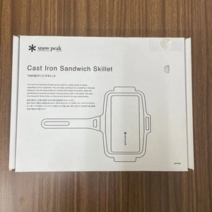 Snow Peak TAKIBI Cast Iron Sandwich skillet GR-050 Hot Sand Camp Outdoor - Picture 1 of 5