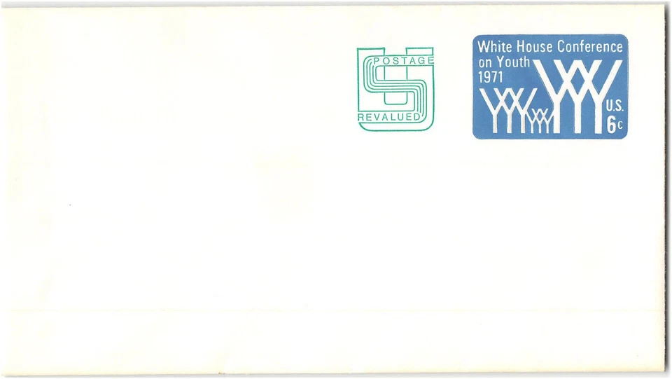 US #U562 Mint Postal Stationery, Entire, 1971, 6c + 2c, Light Blue - Image 1 of 1