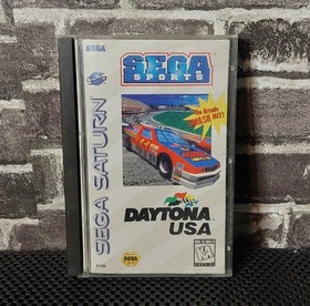 Daytona USA (Sega Saturn, 1995) -BOX & MANUAL ONLY!! 