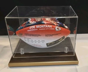 Joe Montana Sportacular Art Serigraph Wilson NFL Football Chiefs Display Case - Picture 1 of 8