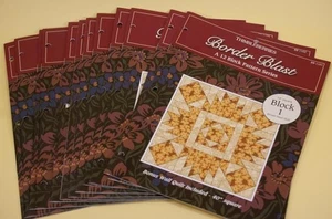 Thimbleberries Border Blast Quilt Blocks Pattern Leaflets  Lot of 12 2010 - Picture 1 of 14