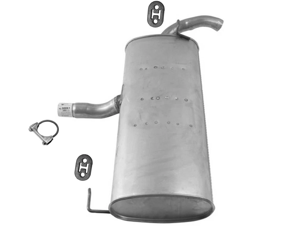 Silenciador trasero todo de acero mejorado para Jeep Compass tracción en las 4 ruedas 2,4 L 12-17 Foto 1 de 4