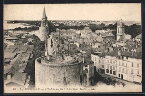 AK La Rochelle, Der Hafeneingang und die drei Türme  - Bild 1 von 2