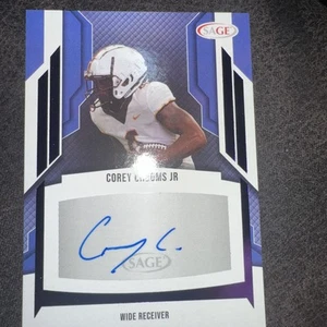 2024 Sage Hit #A-CCJ Corey Crooms Jr Silver Auto - Picture 1 of 2