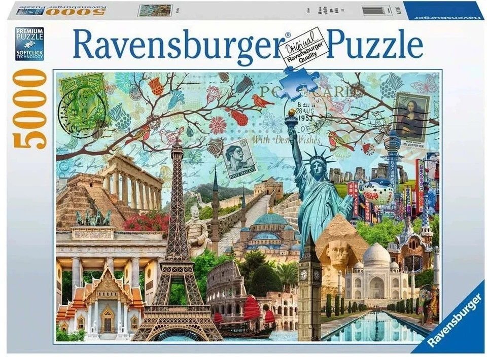 Ravensburger Jigsaw Puzzle 5000 Pieces Big City Collage (BOX DAMAGED) - Image 1 of 1