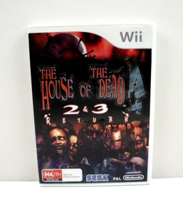 The House Of The Dead 2 & 3 Return Nintendo Wii Game Complete With Manual PAL - Picture 1 of 7