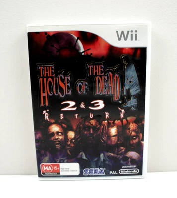 The House Of The Dead 2 & 3 Return Nintendo Wii Game Complete With Manual PAL - Image 1 of 4