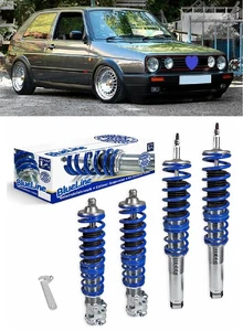 JOM Blueline Sport Gewindefahrwerk Schraubfahrwerk für VW Golf 2 Jetta 2 Vento - Picture 1 of 5