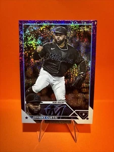 2023 Topps Series 2 - Johnny Cueto #551 Purple Foil /799 - Picture 1 of 2