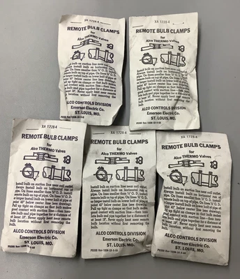 Lot of 5 Alco XA1728-4 Remote Bulb Clamp (b631) - Image 1 of 4
