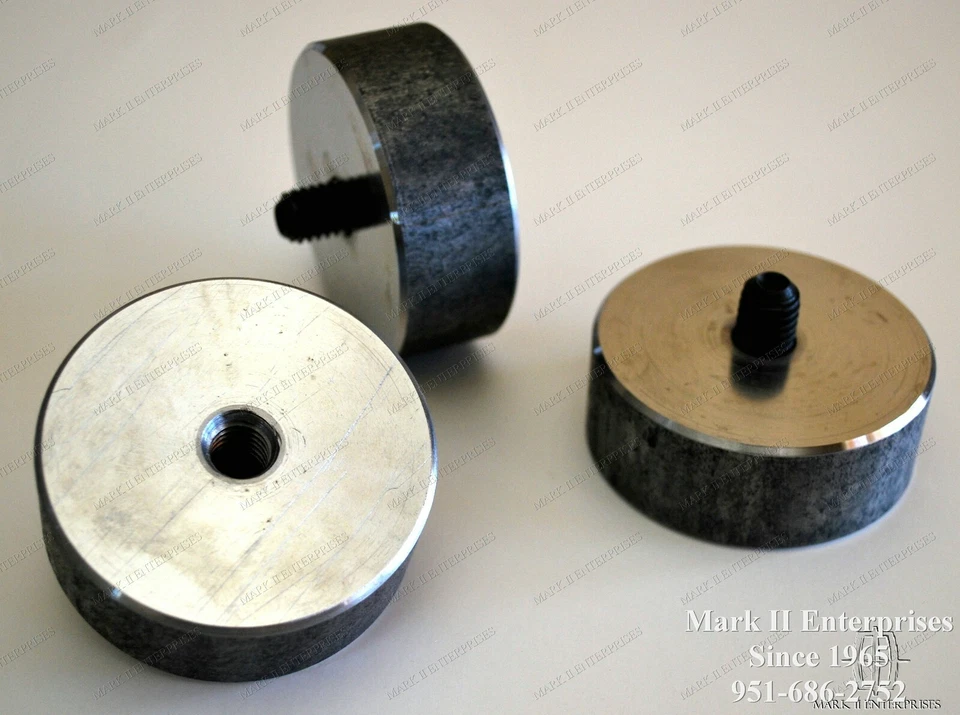 1963-68 Lincoln Steering Gearbox Mounts as Original in Hardened Steel. Set of 3 - Image 1 of 1
