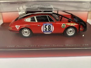 1968 PORSCHE 911 LONDON TO SYDNEY MARATHON #58 1/43 CAR MODEL BY TSM TRUE SCALE - Picture 1 of 11