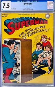 Superman 39 1946 CGC 7.5 High Grade! - Picture 1 of 2