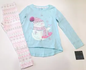 T-SHIRT & LEGGINGS--Cynthia Rowley--Girl's 3D SNOWMAN--SIZE XS/4--NEW WITH TAGS - Picture 1 of 10
