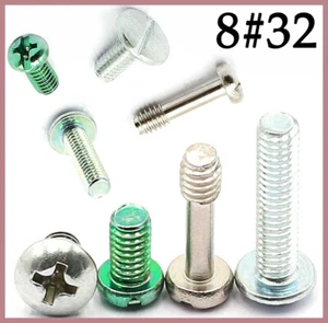 UNC Phillips Pan Head Screws Drive Machine Screws 8#32 Carbon Steel Galvanised - Picture 1 of 12