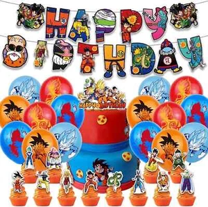 Hot 🔥 Anime Dragon Ball Z Theme Birthday Party Decorate Supplies Set US Stock - Picture 1 of 9