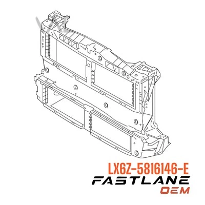 2021-2023 FORD BRONCO RADIATOR SHUTTER SUPPORT NEW OEM LX6Z-5816146-E - Image 1 of 4