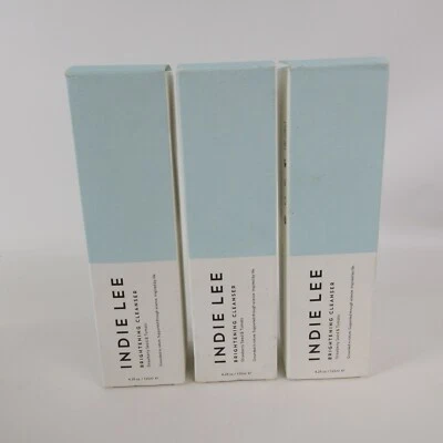 Lote de 3 limpiadores iluminadores Indie Lee tamaño completo 4,2 oz NUEVO Foto 1 de 4