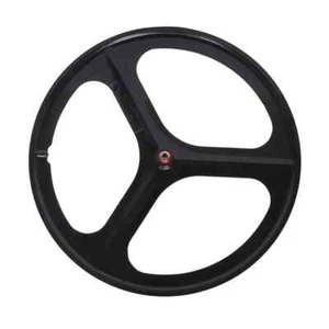 700C Bicycle Rim 3 Spoke Front Rear Fixed Gear Bike/Road Bicycle Wheelset - Picture 1 of 22