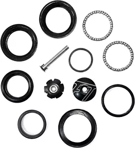 Heavy Duty 1-1/8" Tapered BMX Headset Bearings - 34mm/44mm Sealed Nuts - Picture 1 of 12