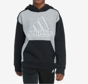 NEW Adidas Youth Boy Hoodie-Black - Picture 1 of 3