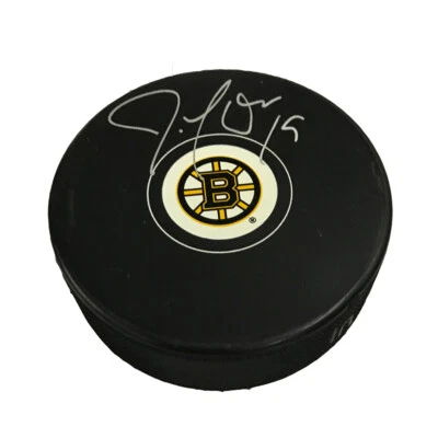 JOE THORNTON Signed Boston Bruins Puck  Foto 1 de 2