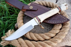 HANDGEFERTIGTES HAGGEWEIH ÜBERLEBEN REHJAGD CAMPINGSCHMIEDE BOWIE MESSER - Bild 1 von 5