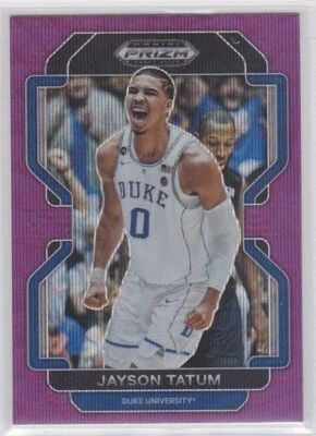 Jayson Tatum [Purple Wave] #23 2022 Panini Prizm Draft Picks - Image 1 of 2