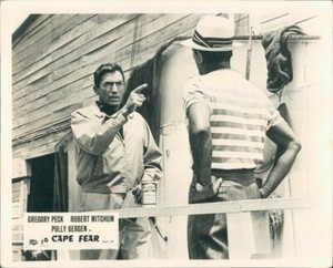 CAPE FEAR GREGORY PECK ROBERT MITCHUM LOBBY CARD RARE