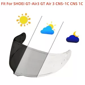 Photochromic Visor For SHOEI GT-Air3 GT Air 3 CNS-1C CNS 1C Helmet Lens Shield - Picture 1 of 6