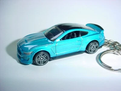 HOT 3D 2015 FORD MUSTANG SHELBY GT350R CUSTOM KEYCHAIN key keyring fun BLING 15 - Image 1 of 4