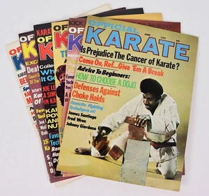 Official Karate Magazine 1971 Complete Year 6 Issues Count Dante Karriem Allah - Picture 1 of 13