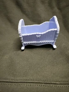 Fisher Price Loving Family Rocking Baby Crib Purple Replacement - Picture 1 of 4