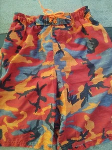 Nike Boys XL Orange Camouflage Board Shorts( No Liner) - Picture 1 of 13