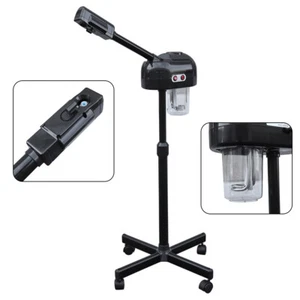 Black Pro 2 in 1 Facial Steamer Ozone Beauty Salon Spa Salon Equipment Skin Care - Picture 1 of 12