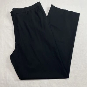 Axcess Mens Dress Pants sz 38 X 32 Black Flat Front Mid Rise Straight Leg - Picture 1 of 24