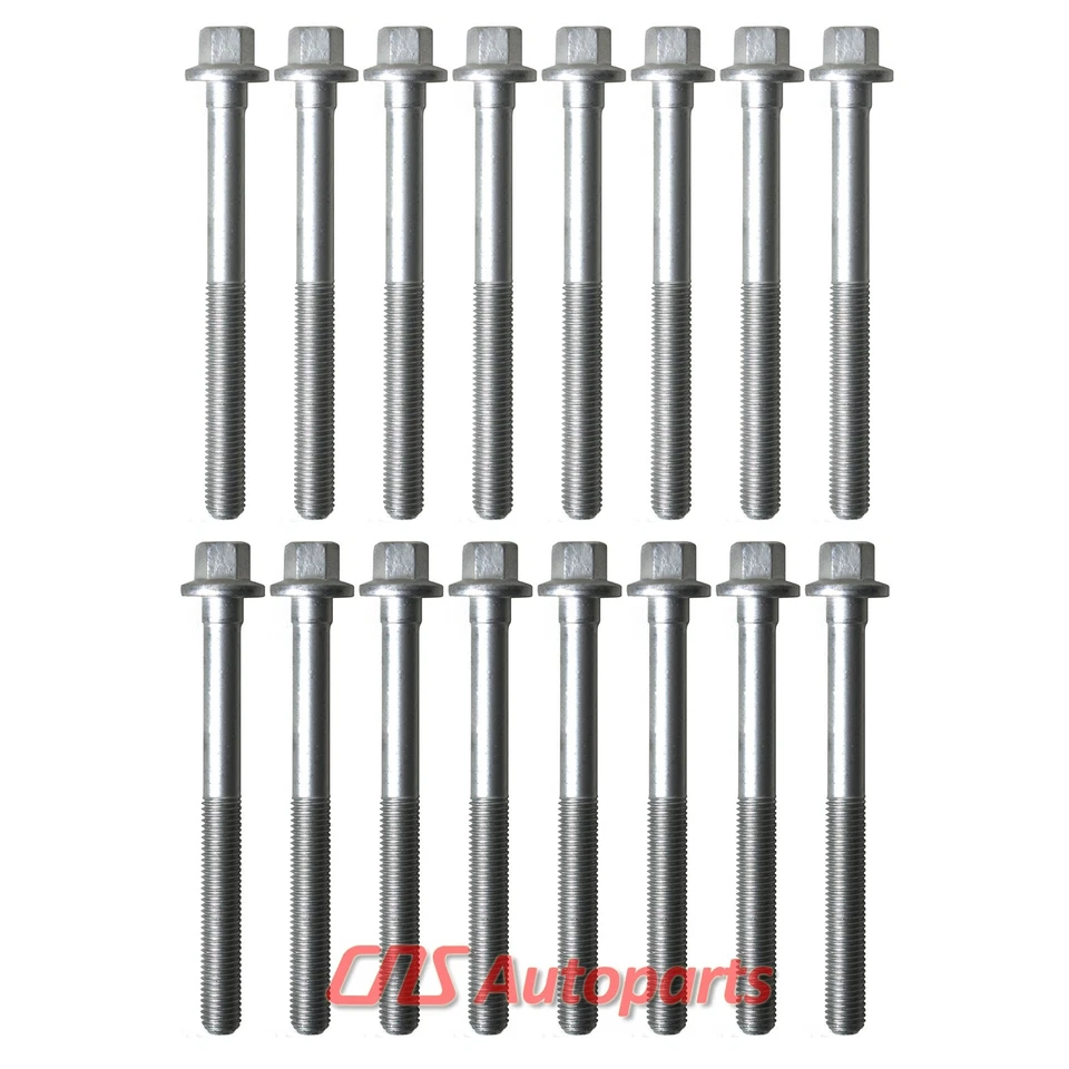 Cylinder Head Bolts 3.5L 3.9L 06-09 Buick Chevrolet Pontiac Saturn OHV V6 Foto 1 de 1