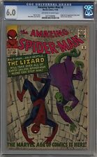 AMAZING SPIDER-MAN #6 CGC 6.0 OFF-WHITE TO WHITE PAGES MARVEL COMICS 1963