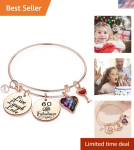 Birthday Gifts for Women Girls Bracelet, Birthday Charm Bracelets 10th 20th 3... - Picture 1 of 8