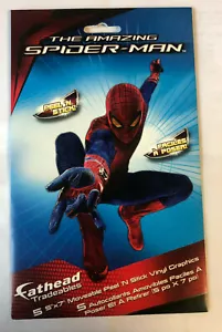 5er Set The Amazing Spiderman Fathead Aufkleber 7" Wandposter beweglich Vinyl - Bild 1 von 2