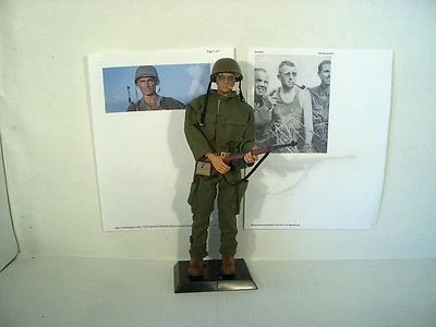 Boneco Frank Merrill Merrill's Marauders Jeff Chandler Exército dos EUA Segunda Guerra Mundial 1/6 12" - Imagem 1 de 4