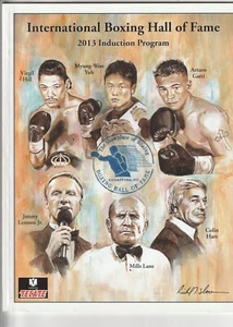 2013 INTERNATIONAL BOXING HALL OF FAME-VIRGIL HILL-MYUNG-WOO YUH-ARTURO GATTI - Picture 1 of 2