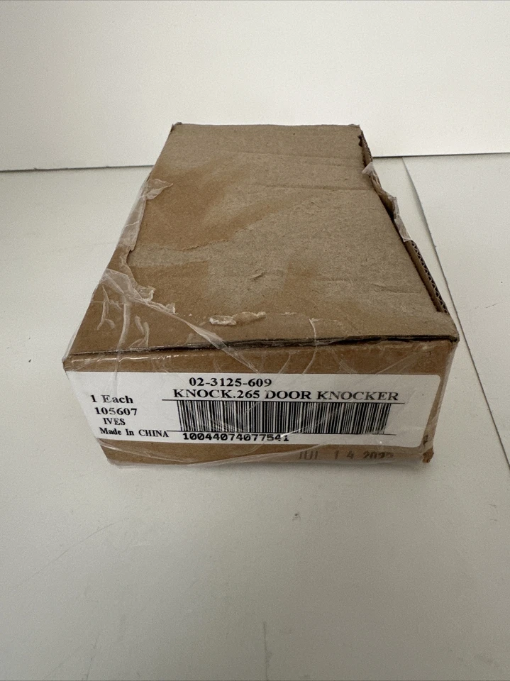 Ives 02-3125-609 6” x 3” llamador de puerta de latón macizo 265 - latón envejecido Foto 1 de 4