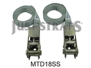Just Straps® Stainless Steel L/Duty Endless Ratchet 1.5metre Pair - Picture 1 of 1