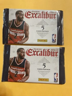 Баскетбольные карточки 2016/17 Panini Excalibur 2 упаковки ищите Джона Уолла Бена Симмонса - Изображение 1 из 2