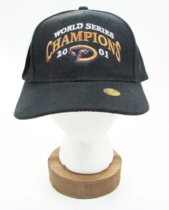 Gorra de Campeones de la Serie Mundial 2001 Arizona Diamondbacks de Colección Nueva con Etiquetas - Imagen 1 de 7